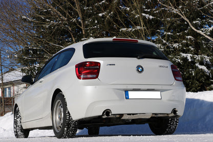 FOX BMW F20/F21 - 120d Endschalldämpfer quer Ausgang rechts/links - 1x90 Typ 25 rechts/links