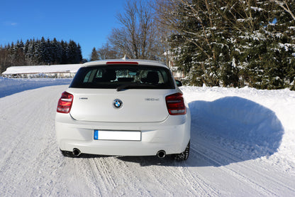 FOX BMW F20/F21 - 120d Endschalldämpfer quer Ausgang rechts/links - 1x90 Typ 25 rechts/links