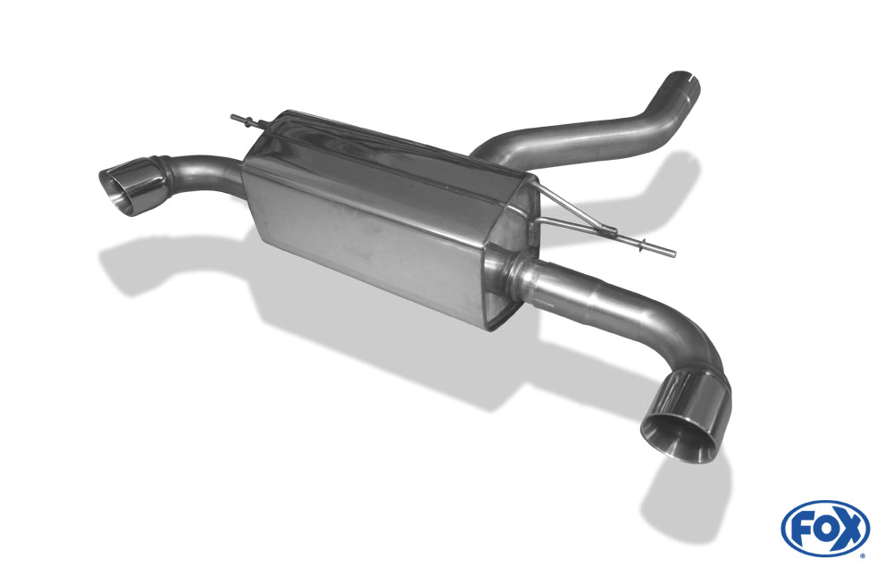 FOX BMW F20/F21 - 120d Endschalldämpfer quer Ausgang rechts/links - 1x90 Typ 25 rechts/links