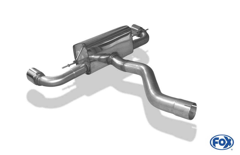 FOX BMW F20/F21 - 120d Endschalldämpfer quer Ausgang rechts/links - 1x90 Typ 25 rechts/links