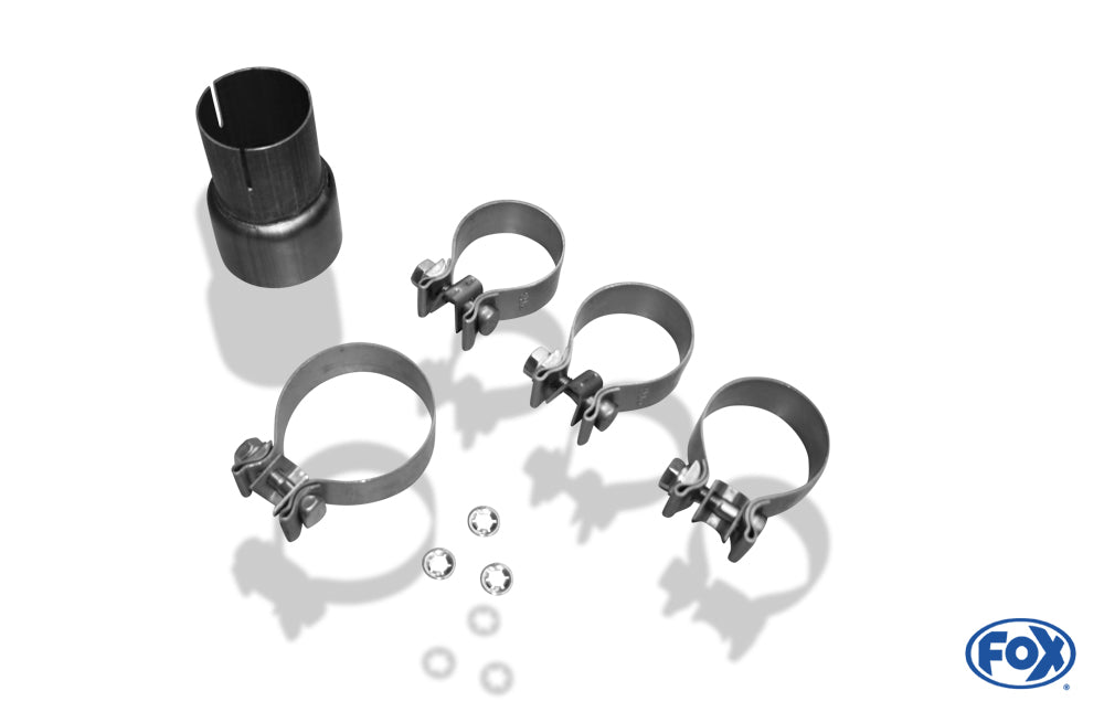 FOX BMW F20/F21 - 120d Endschalldämpfer quer Ausgang rechts/links - 1x90 Typ 25 rechts/links