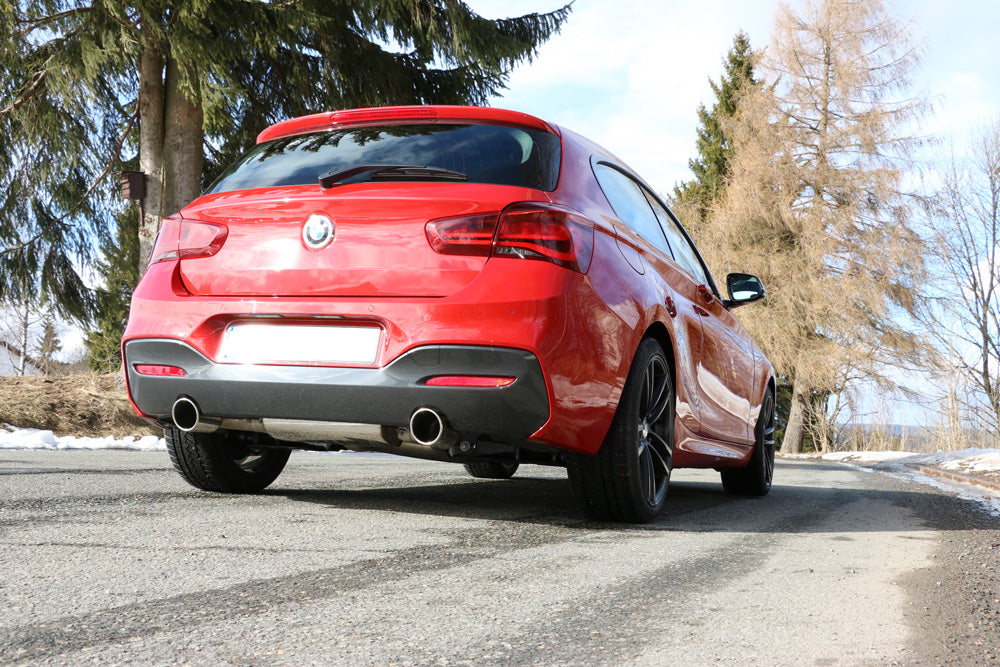 FOX BMW F20/F21 - M140i Endschalldämpfer quer Ausgang rechts/links - 1x100 Typ 16 rechts/links