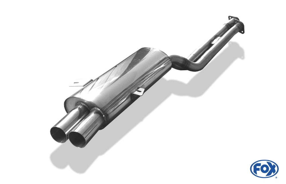 FOX BMW E36 M3 Coupe und Cabrio Halbanlage ab Kat - 2x76 Typ 10