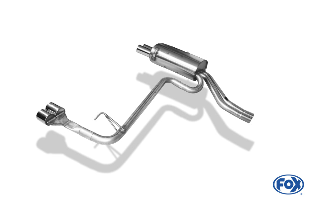 FOX BMW E46 320/ 323/ 325/ 328/ 330 Endschalldämpfer Ausgang rechts/links zweiflutig - 2x76 Typ 13 rechts/links
