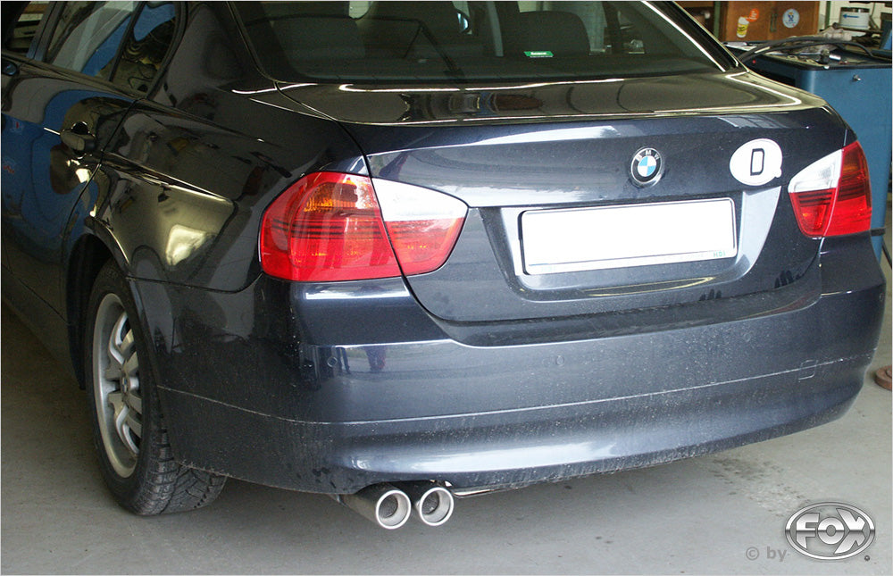FOX BMW E90/91 318i/ 320i Endschalldämpfer - 2x76 Typ 13