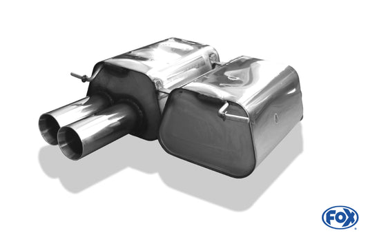 FOX BMW E90/91/92 - 330i Endschalldämpfer - 2x80 Typ 24