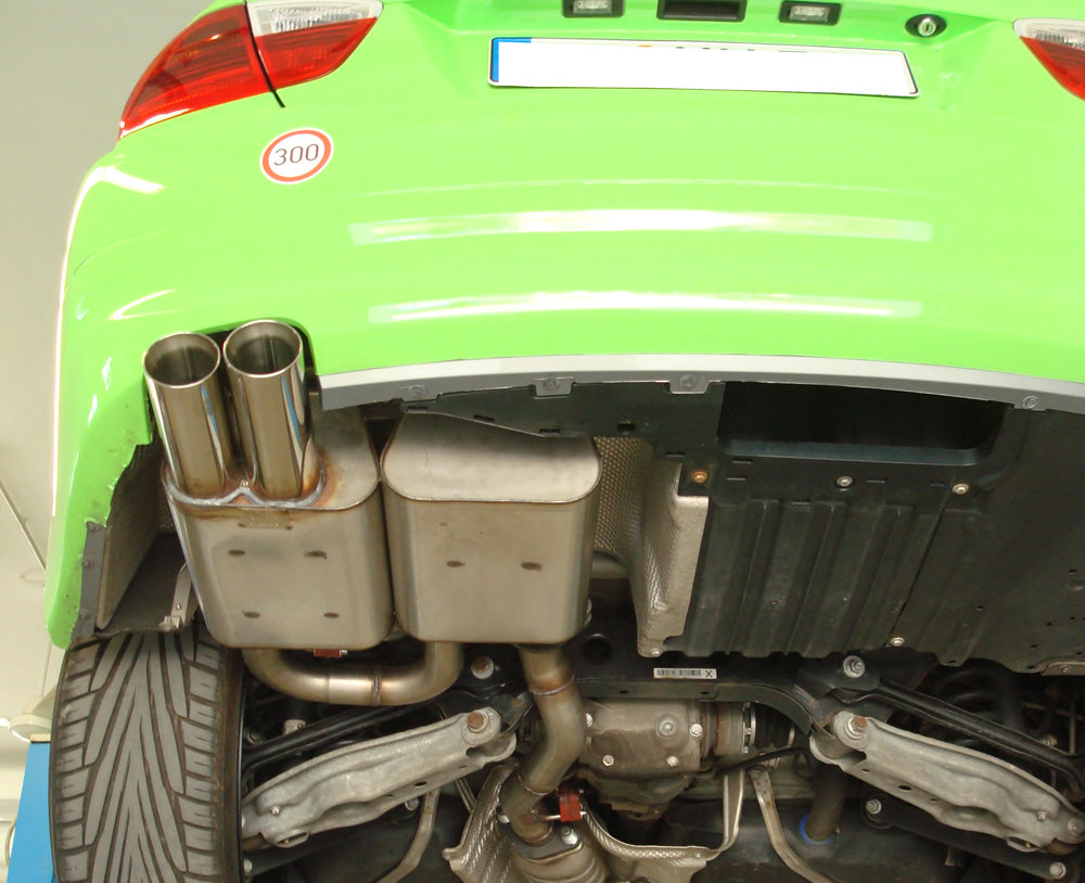 FOX BMW E90/91 - 325i Endschalldämpfer - 2x80 Typ 24
