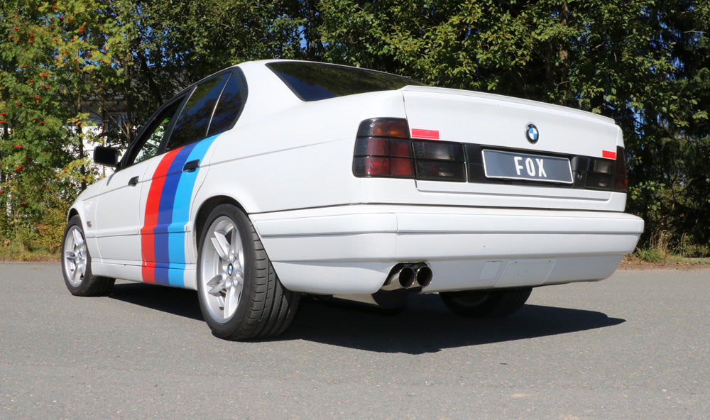 FOX BMW E34 525i/530i Endschalldämpfer - 2x76 Typ 14