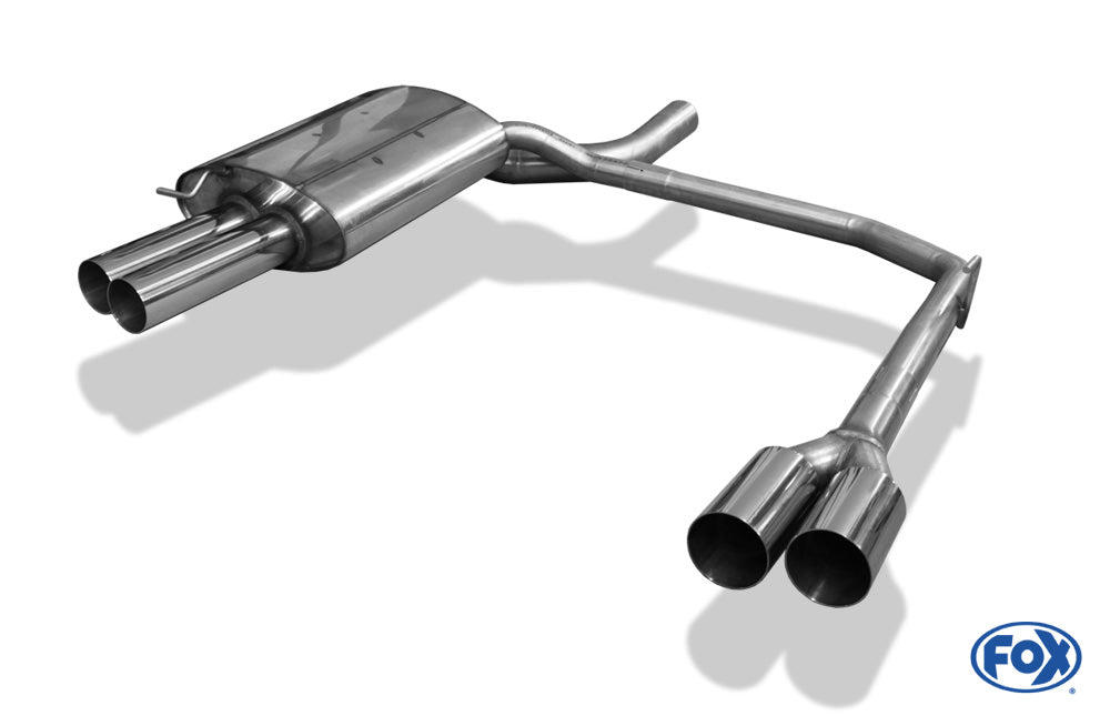 FOX BMW E60/61 - 520i/ 523i/ 525i/ 530i Endschalldämpfer Ausgang rechts/links - 2x76 Typ 10 rechts/links