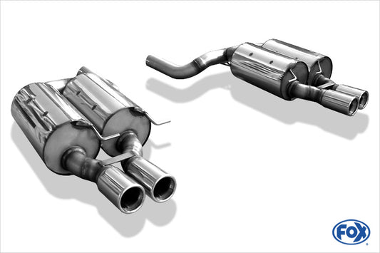 FOX BMW E60 M5 Endschalldämpfer rechts/links - 2x80 Typ 13 rechts/links