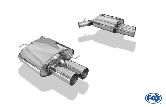 FOX BMW F10 535d Endschalldämpfer rechts/links - 2x90 Typ 10 rechts/links