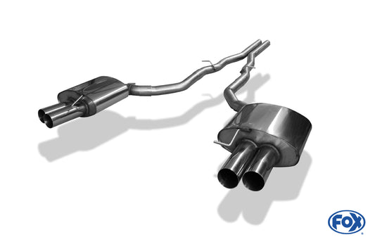 FOX BMW F10/F11 525d 530d Endschalldämpfer rechts/links - 2x80 Typ 10 rechts/links