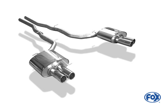 FOX BMW F10/F11 525d 530d Endschalldämpfer rechts/links - 2x80 Typ 12 rechts/links