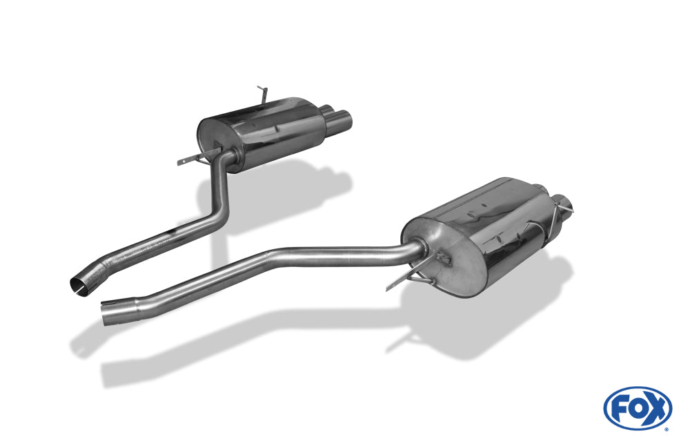 FOX BMW E38 730i/ 735i/ 740i - Mit Stoßstangenausschnitt Endschalldämpfer rechts/links - 2x90 Typ 13 rechts/links