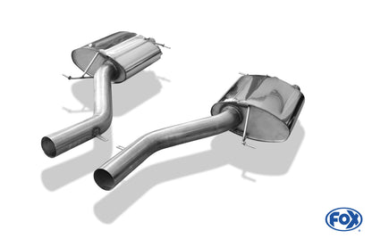 FOX BMW F01 760i Endschalldämpfer rechts/links - 2x63 Typ 14 rechts/links - mit Abgasklappen