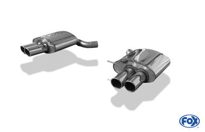 FOX BMW F10 550i Endschalldämpfer rechts/links - 2x90 Typ 16 rechts/links