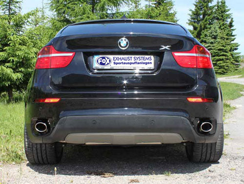 FOX BMW X6 Endschalldämpfer quer Ausgang rechts/links - 115x85 Typ 38 rechts/links