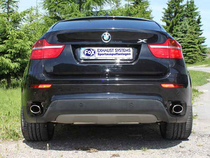 FOX BMW X6 Endschalldämpfer quer Ausgang rechts/links - 115x85 Typ 38 rechts/links