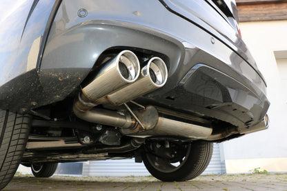 FOX BMW X4 F26 Endschalldämpfer quer Ausgang rechts/links - 2x90 Typ 17 rechts/links