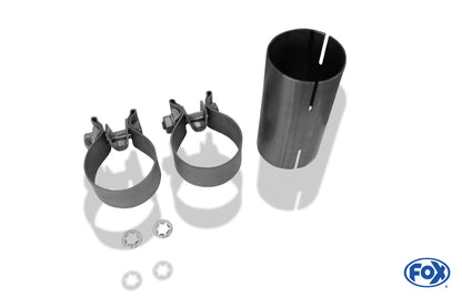 FOX BMW F23 - 220i Cabrio Endschalldämpfer quer Ausgang rechts/links - 1x90 Typ 12 rechts/links