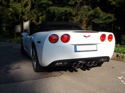 FOX Corvette C06 Endschalldämpfer Ausgang mittig - 4x100 Typ 12 mittig