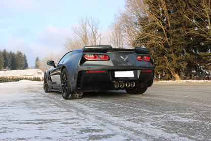 FOX Corvette C7/ Z06 Endschalldämpfer Ausgang mittig - 4x100 Typ 25 mittig