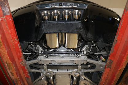 FOX Corvette C7/ Z06 Endschalldämpfer Ausgang mittig - 4x100 Typ 25 mittig