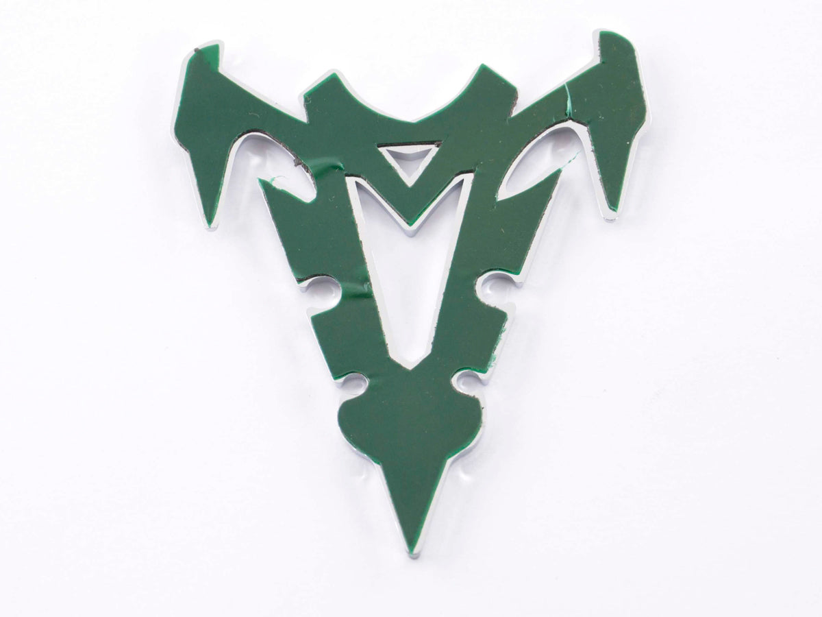Aufkleber Chrom 3D Car Logo Motiv Shogun III 70x82 mm chrom