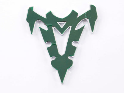 Aufkleber Chrom 3D Car Logo Motiv Shogun III 70x82 mm chrom