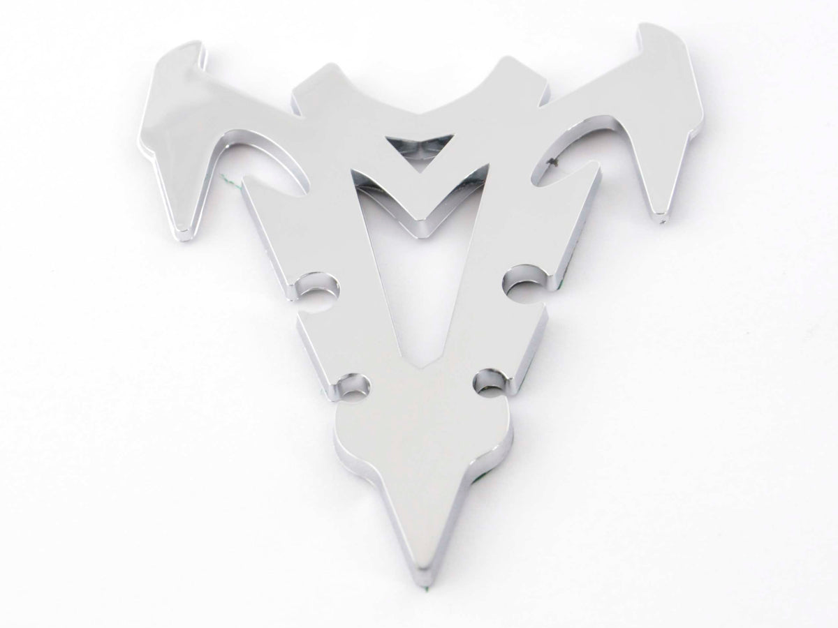Aufkleber Chrom 3D Car Logo Motiv Shogun III 70x82 mm chrom