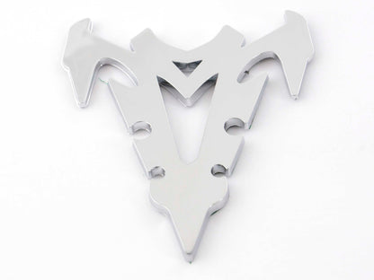 Aufkleber Chrom 3D Car Logo Motiv Shogun III 70x82 mm chrom