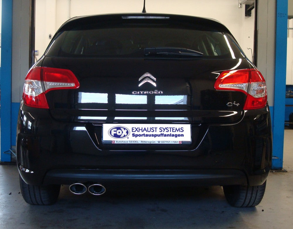 FOX Citroen C4 - B7 Endschalldämpfer - 2x106x71 Typ 32