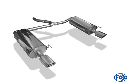 FOX Chrysler Sebring Coupe&Cabrio Typ JR Endschalldämpfer rechts/links - 115x85 Typ 33 rechts/links