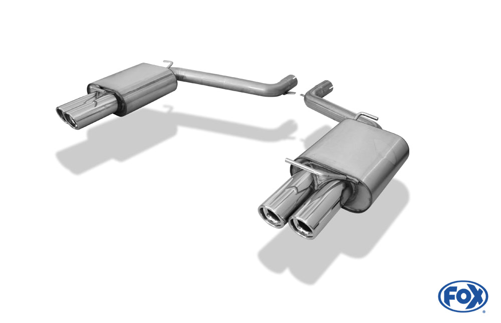 FOX Chrysler 300C 3,5l Endschalldämpfer rechts/links Doppelrohr - 2x80 Typ 17 rechts/links