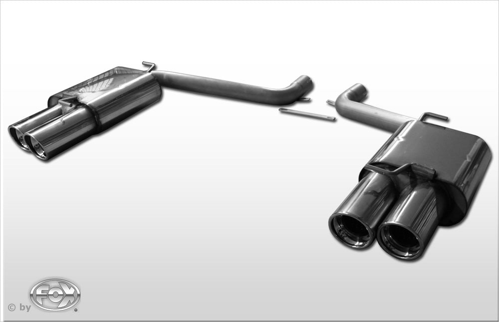 FOX Dodge Challenger Endschalldämpfer rechts/links - 2x100 Typ 17 rechts/links