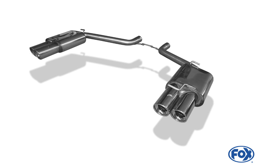 FOX Chrysler 300C 3,0l CRD Endschalldämpfer rechts/links - 2x100 Typ 17 rechts/links