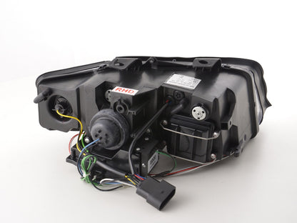 Scheinwerfer Set Daylight LED TFL-Optik Audi A4 Typ 8E Bj. 01-04 schwarz für Rechtslenker