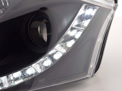 Scheinwerfer Set Daylight LED Tagfahrlicht Audi TT Typ 8N  98-06 schwarz
