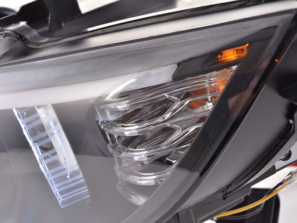 Scheinwerfer Set Xenon Daylight LED Tagfahrlicht BMW 3er E92/E93 Bj. 06-10 schwarz