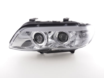 Scheinwerfer Set Xenon Daylight LED TFL-Optik BMW X5 E53 Bj. 03-06 chrom