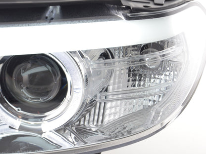 Scheinwerfer Set Xenon Daylight LED TFL-Optik BMW X5 E53 Bj. 03-06 chrom