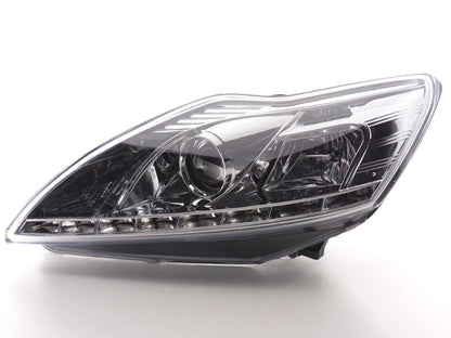 Scheinwerfer Set Daylight LED TFL-Optik Ford Focus 3/5-trg.  08-10 chrom