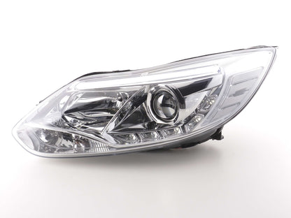 Scheinwerfer Set Daylight LED TFL-Optik Ford Focus 3 Bj. 2010- chrom