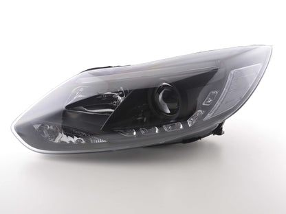 Scheinwerfer Set Daylight LED TFL-Optik Ford Focus 3 Bj. 2010- schwarz