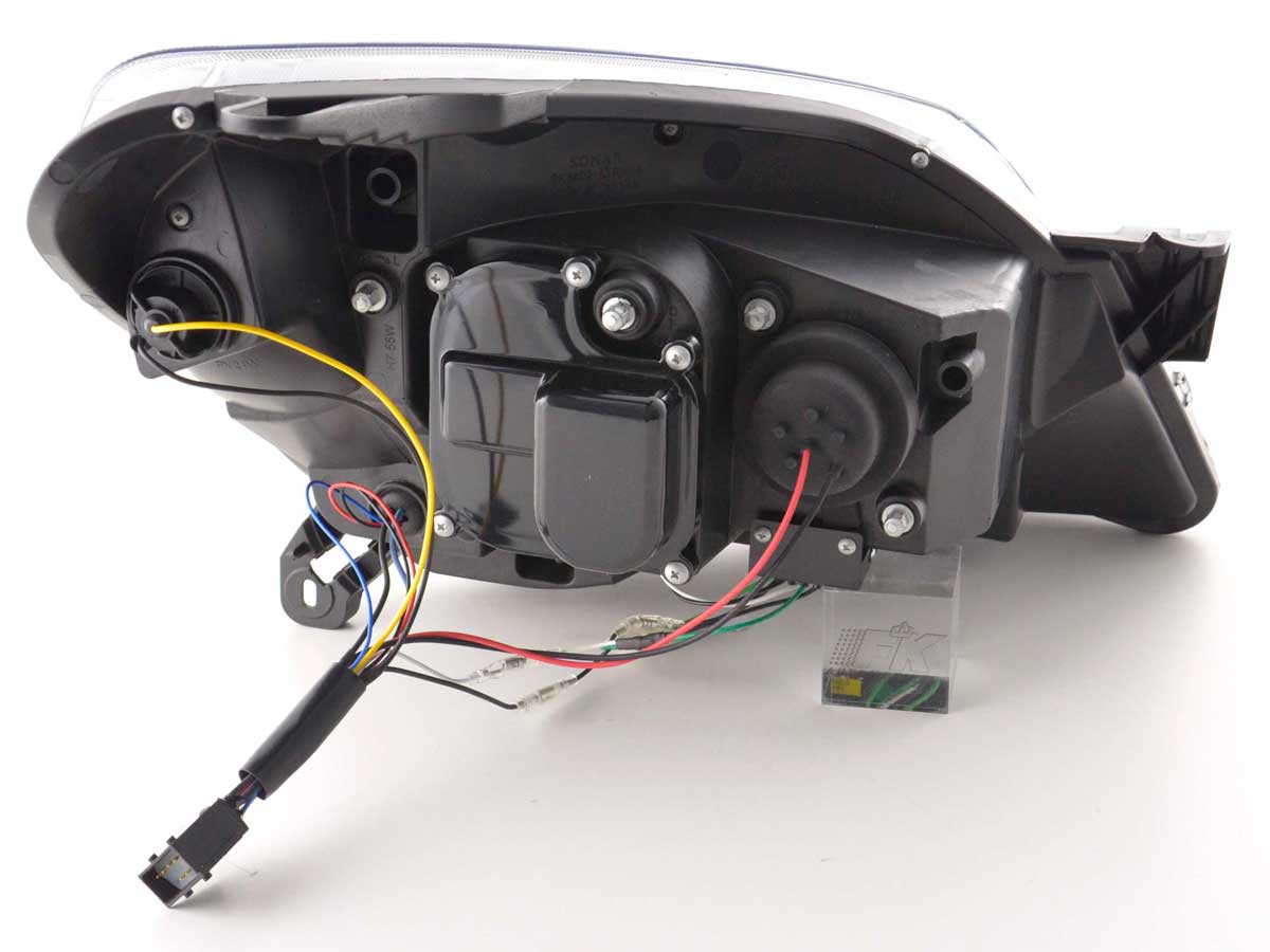 Scheinwerfer Set Daylight LED TFL-Optik Opel Astra H schwarz