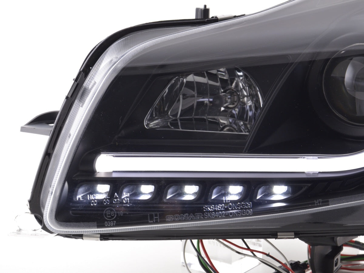 Scheinwerfer Set Daylight LED Tagfahrlicht Opel Insignia Bj. 08-13 schwarz