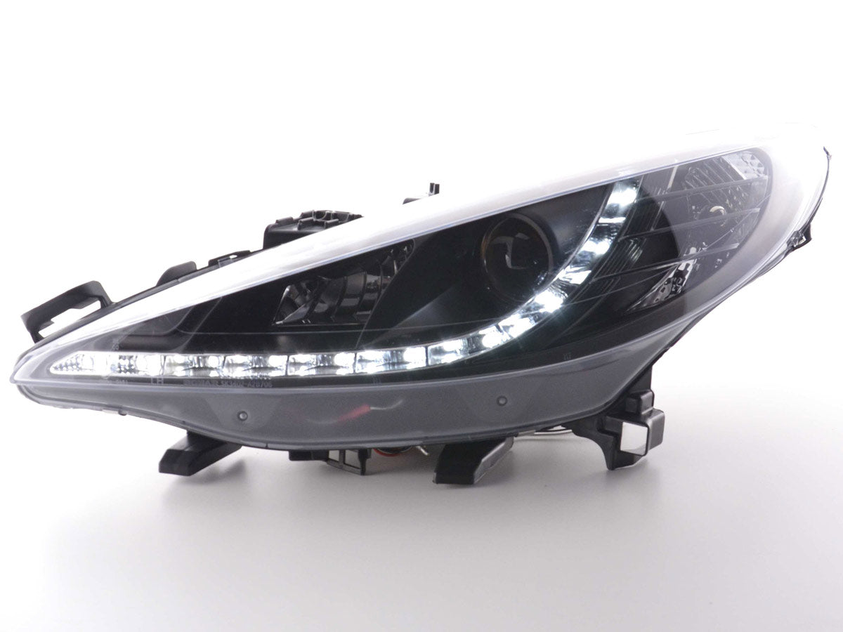Scheinwerfer Set Daylight LED Tagfahrlicht Peugeot 207  06- schwarz