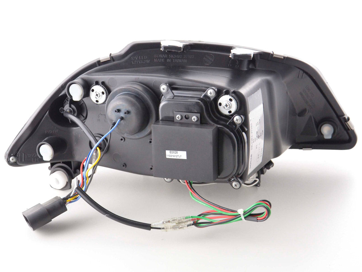 Scheinwerfer Set Daylight LED Tagfahrlicht Seat Ibiza 3 6L Bj. 02-08 chrom