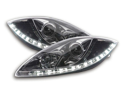 Scheinwerfer Set Daylight LED Tagfahrlicht Seat Leon 1P/Altea/Toledo 5P chrom