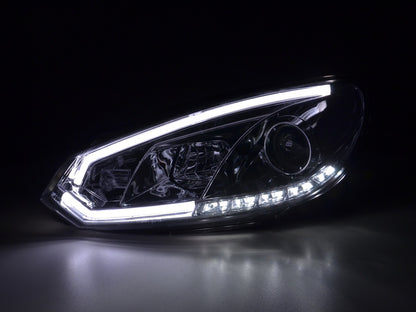 Scheinwerfer Set Daylight LED Tagfahrlicht VW Golf 6 Bj. 08-12 chrom